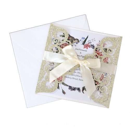 Marriage Invitation Card Latest Invitation Wedding Invitation Square Glitter Card